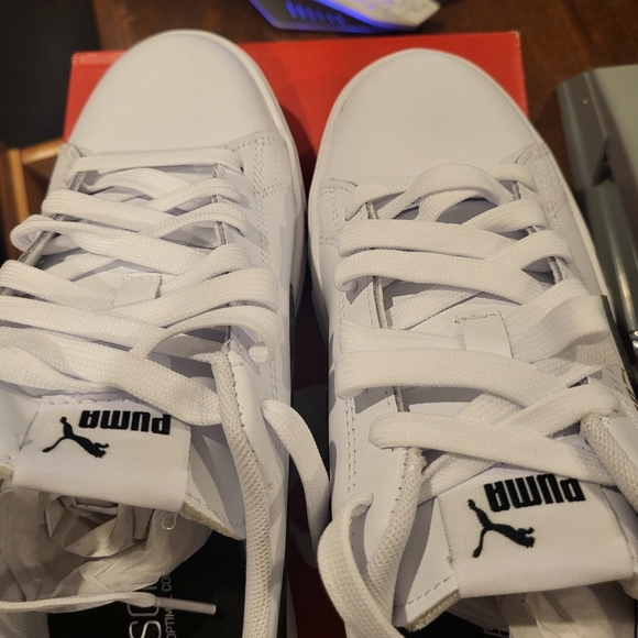 Puma Serve Pro Lite Women's White & Black Trainers Size 7.5 NEW - Picture 3 of 7